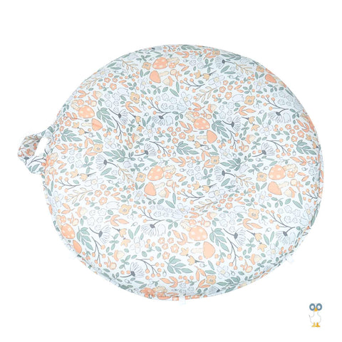 Forest Lilac Gray Floor Cushion