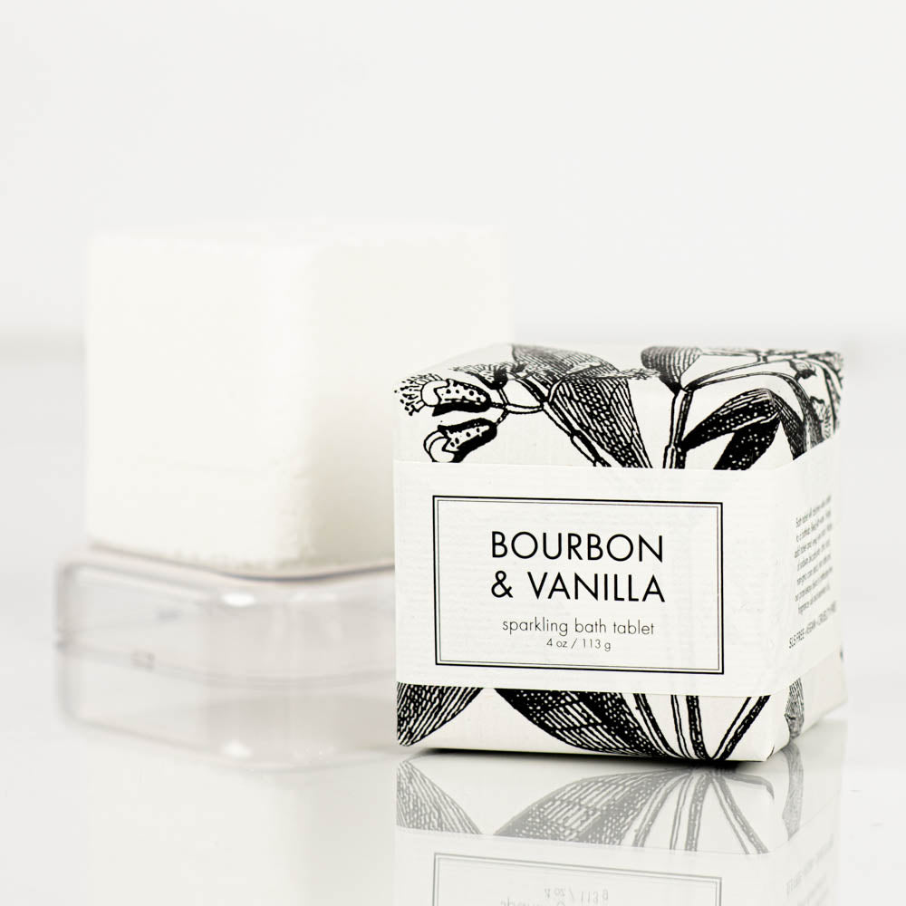 Bourbon & Vanilla - Sparkling Bath Tablet