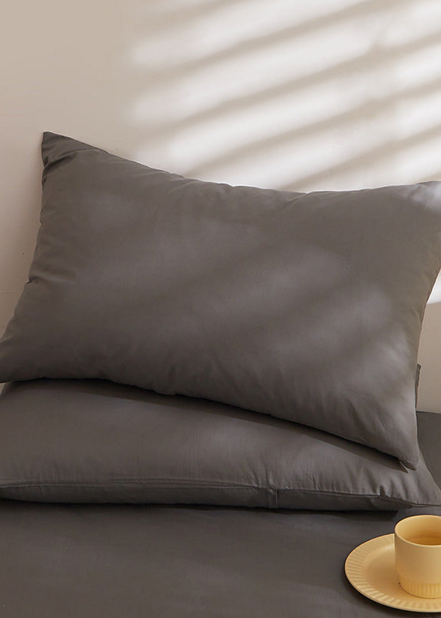 Fresh Plaid Washed Cotton Pillowcases