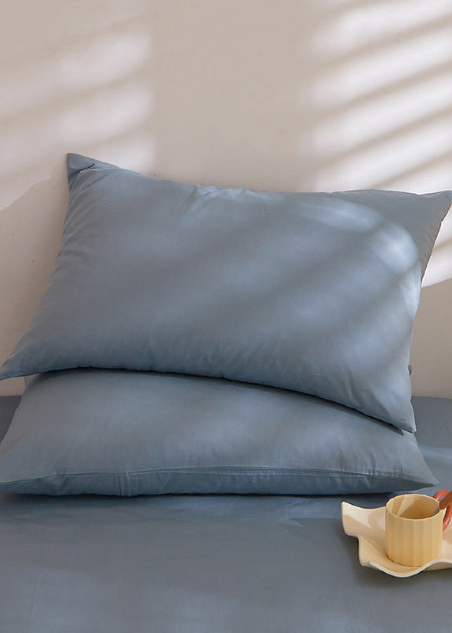 Fresh Plaid Washed Cotton Pillowcases