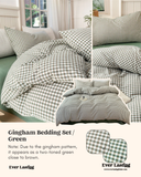 Gingham Bedding Set / Blue