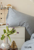 Gingham Bedding Set / Blue