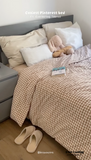 Gingham Bedding Set / Blue