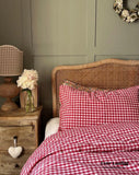 Gingham Bedding Set / Blue