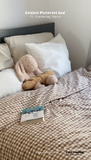 Gingham Bedding Set / Blue