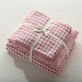 Gingham Bedding Set / Blue