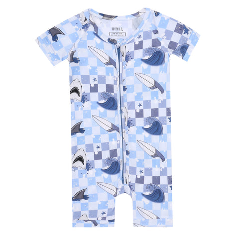 Shark Attack Shortie Romper