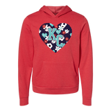 KC Current Floral Heart Tee OR Sweatshirt