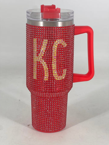KC Rhinestone 40 oz Tumbler
