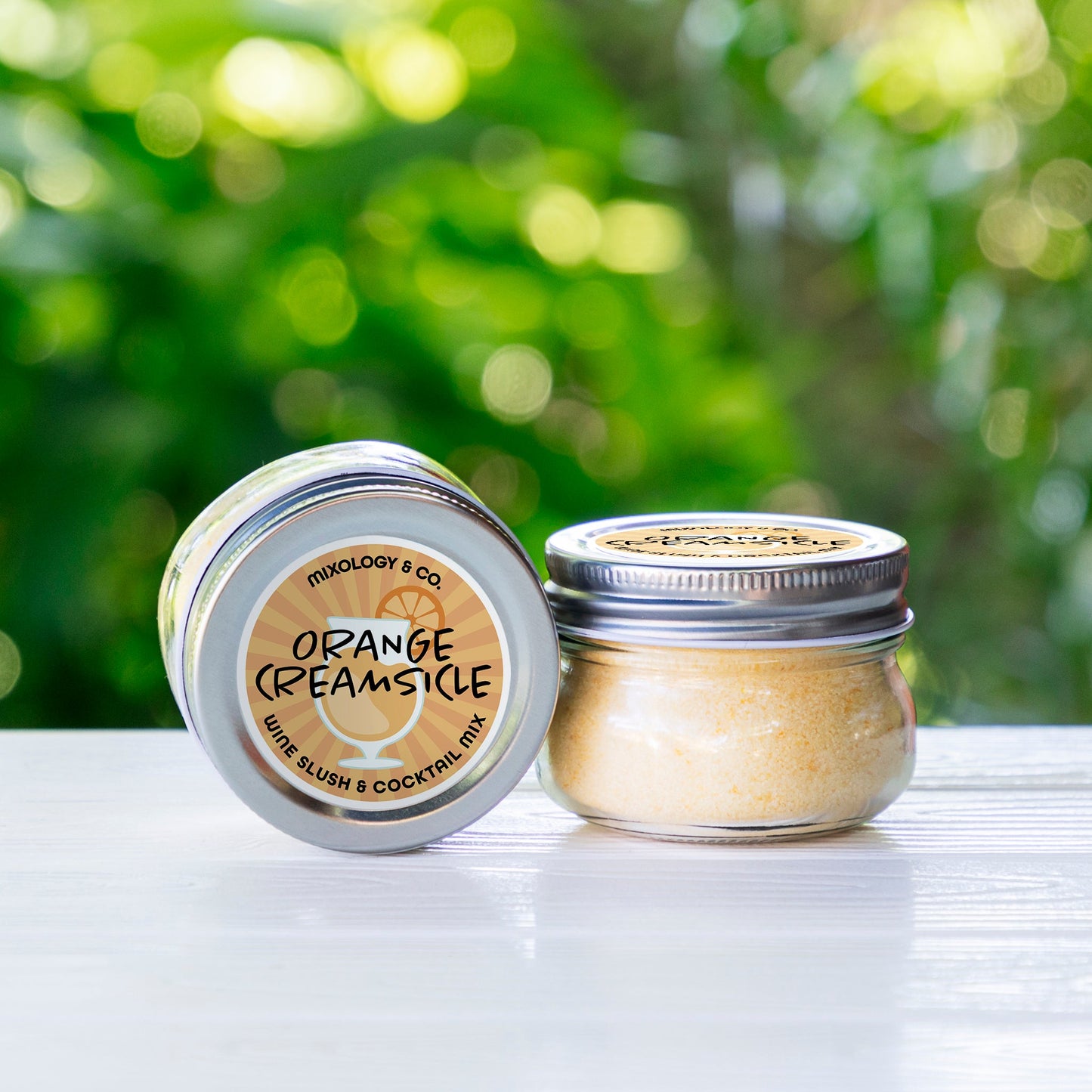 Orange Creamsicle Cocktail Drink Mix | Wine Slush & Mocktail Mixer Jar