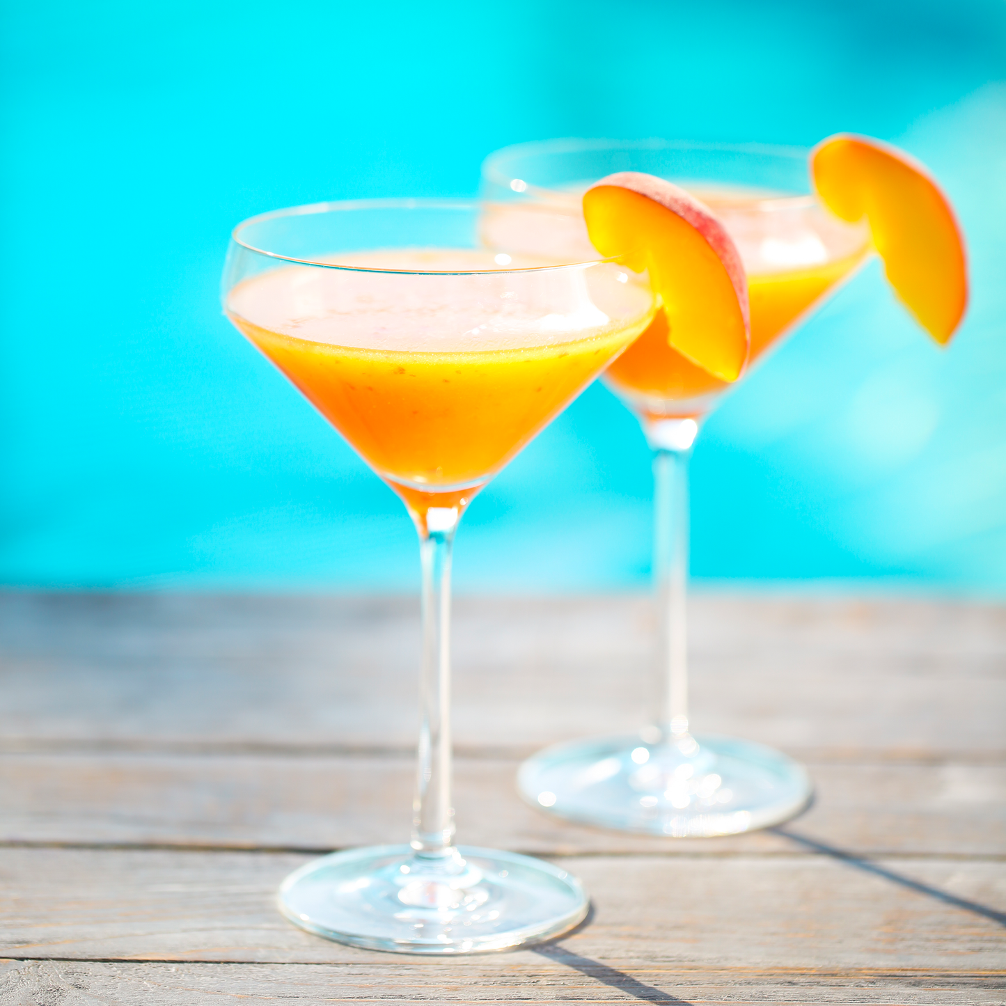 Peach Bellini Cocktail Drink Mix | Wine Slush & Mocktail Mixer Jar