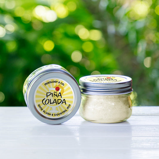 Pina Colada Cocktail Drink Mix | Wine Slush & Mocktail Mixer Jar
