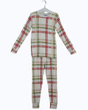 Plaid Bamboo Kids Pajamas