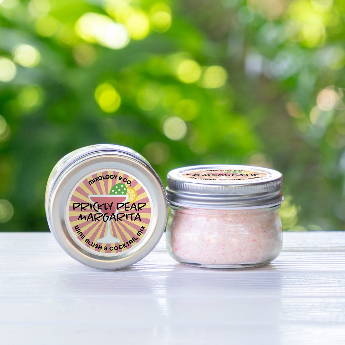 Prickly Pear Margarita Cocktail Drink Mix | Wine Slush & Mocktail Mixer Jar