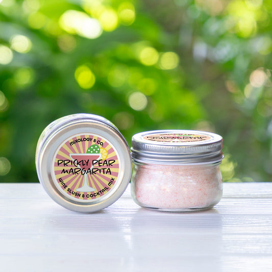 Prickly Pear Margarita Cocktail Drink Mix | Wine Slush & Mocktail Mixer Jar