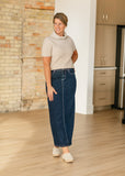Stella Dark Wash Maxi Denim Skirt