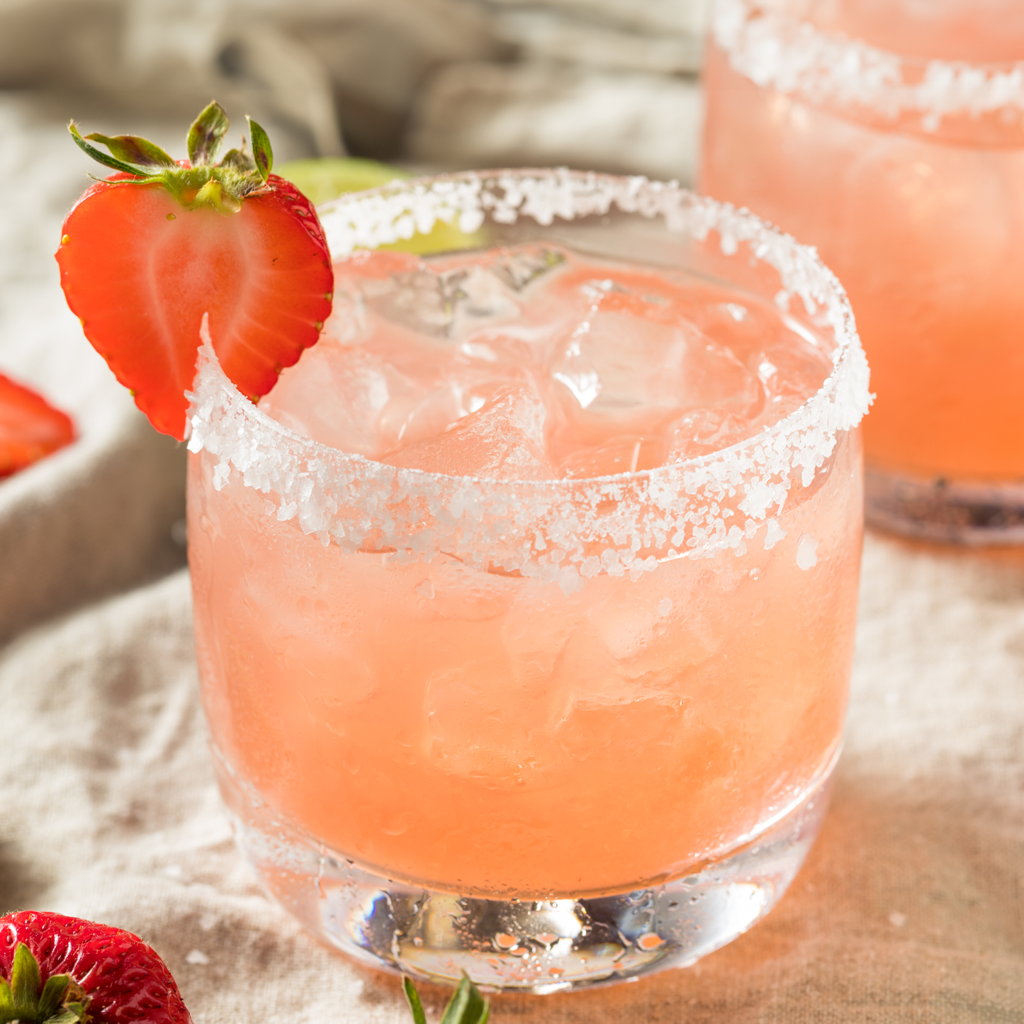Strawberry Margarita Cocktail Drink Mix | Wine Slush & Mocktail Mixer Jar