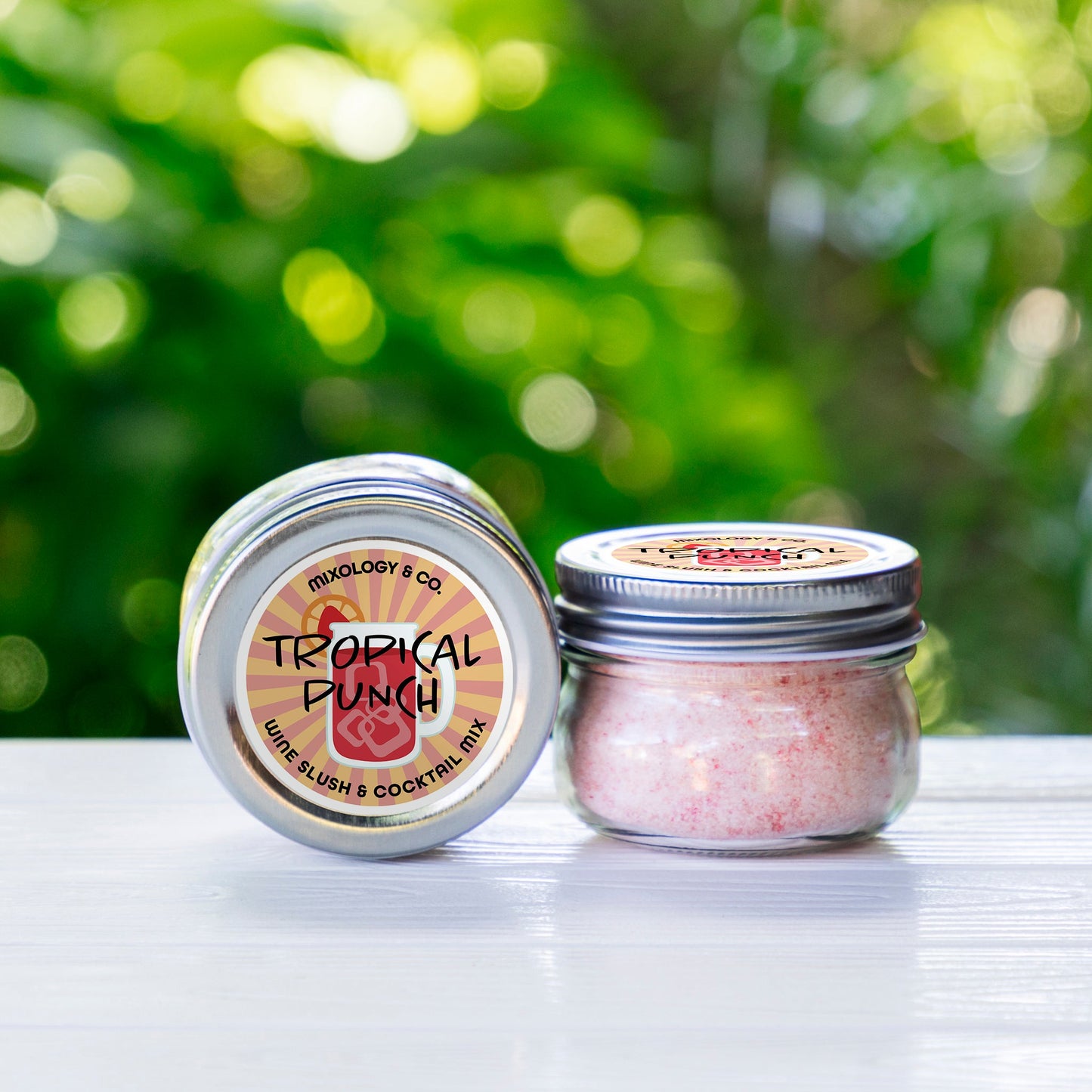 Tropical Punch Cocktail Drink Mix | Wine Slush & Mocktail Mixer Jar