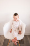 Two-Piece Pajama Set - Neutral Rectangles