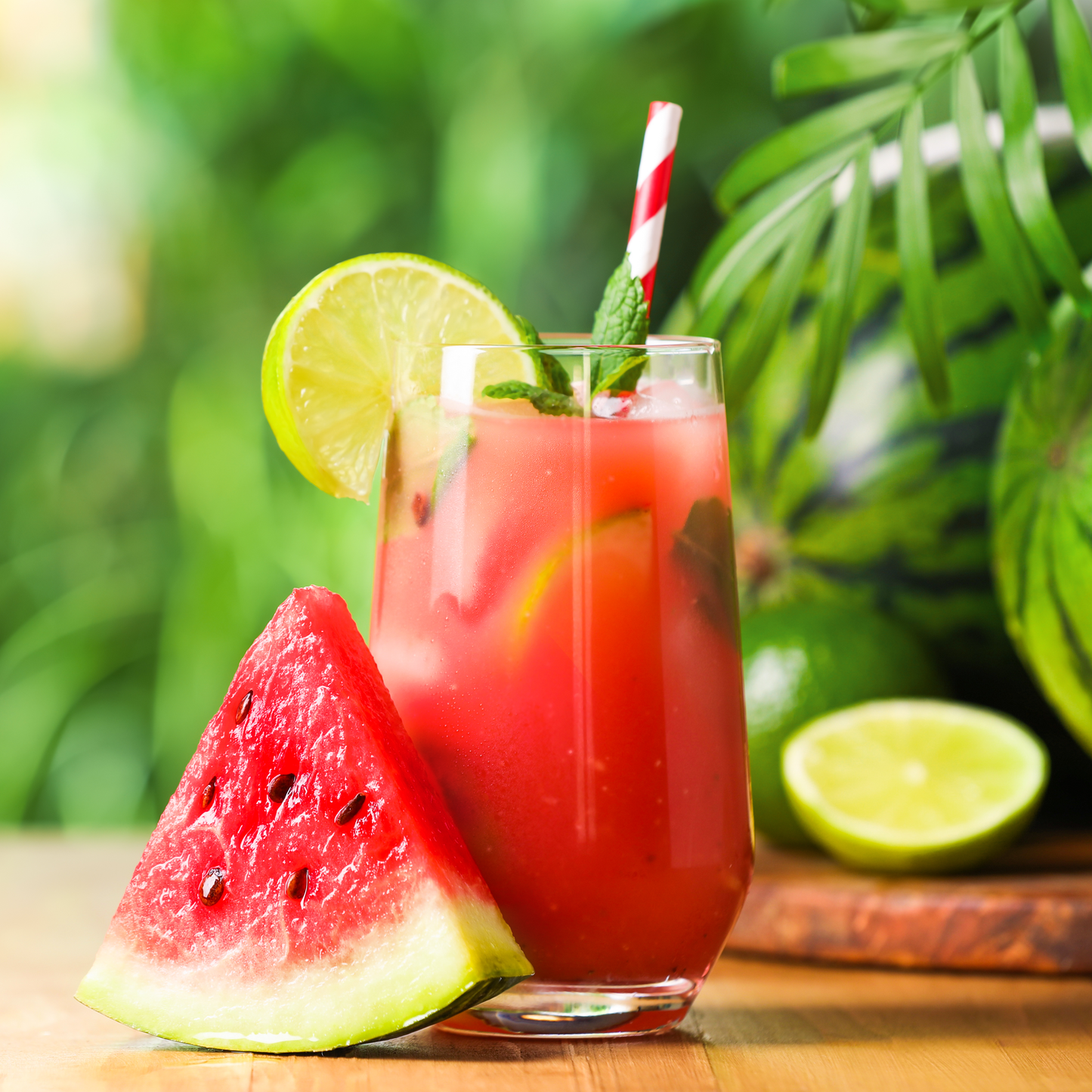 Watermelon Lime Margarita Cocktail Drink Mix | Wine Slush & Mocktail Mixer Jar